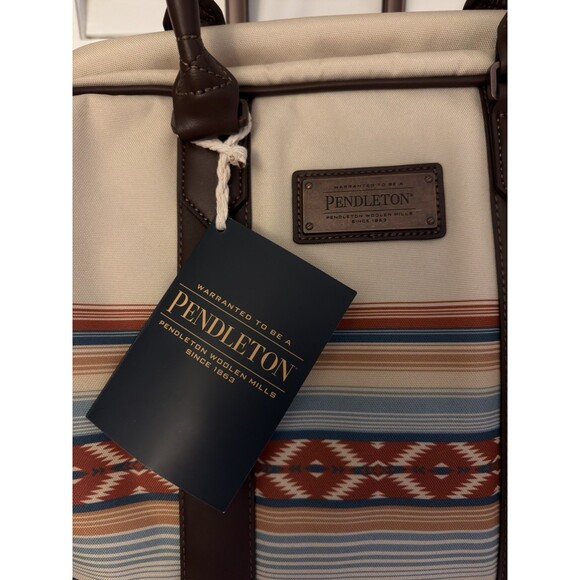 NWT Pendleton Multi Color Mojave Luggage Set Carry On Spinner & Weekend Satchel - Picture 15 of 16